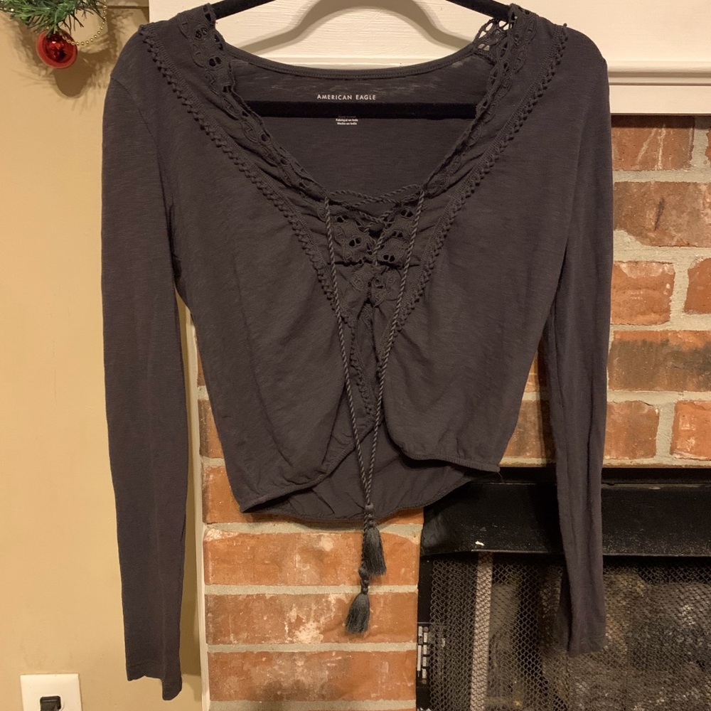 Black American Eagle top